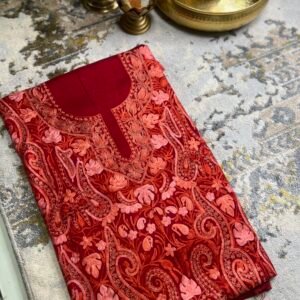 Heavy Aari Suits on Modal Satin - Image 8